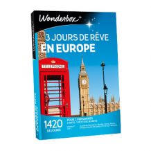 Coffret Wonderbox : 3 jours en Europe