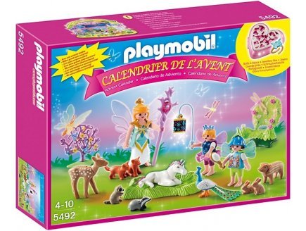 Calendrier de l’Avent Playmobil Fées avec licorne et animaux de la forêt