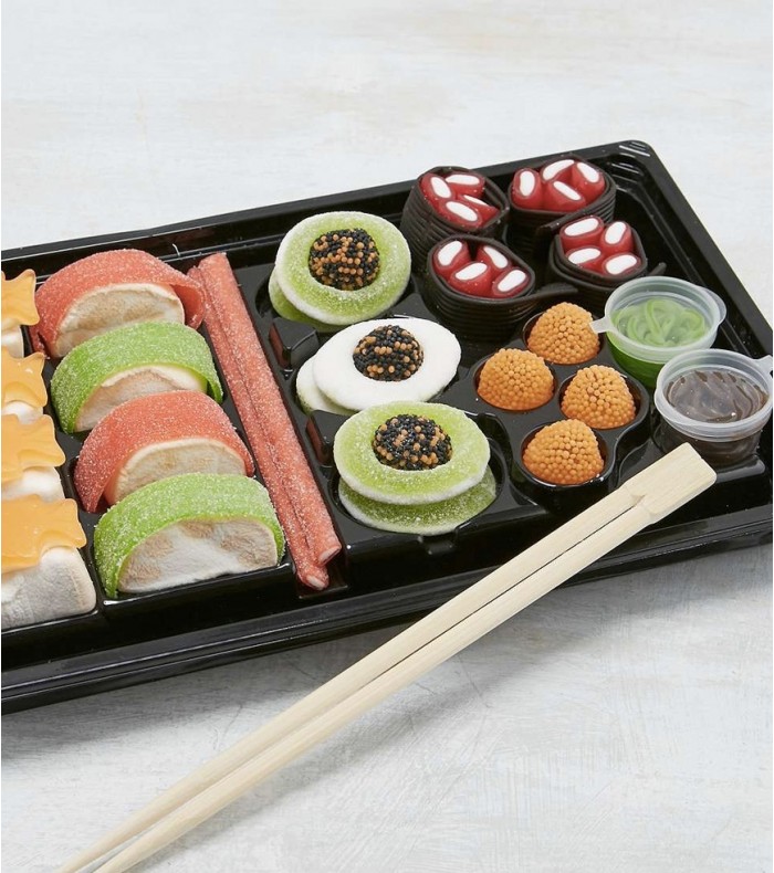 Plateau de sushis en bonbon