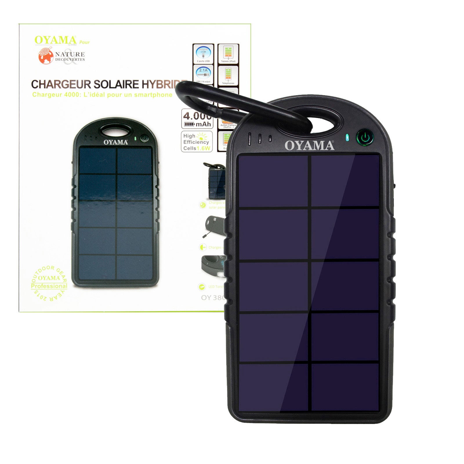 Chargeur solaire hybride